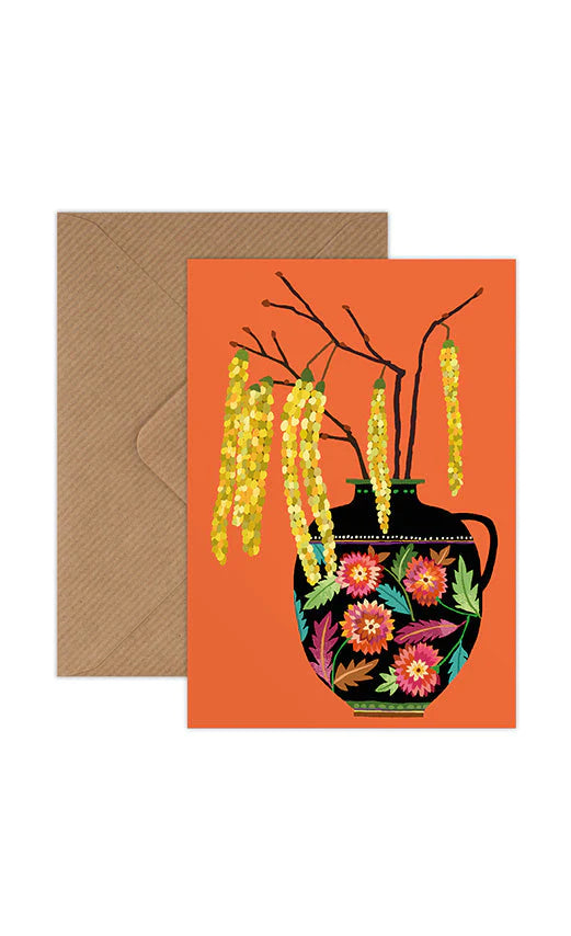 Catkins card - The Bristol Artisan Handmade Sustainable Gifts and Homewares.