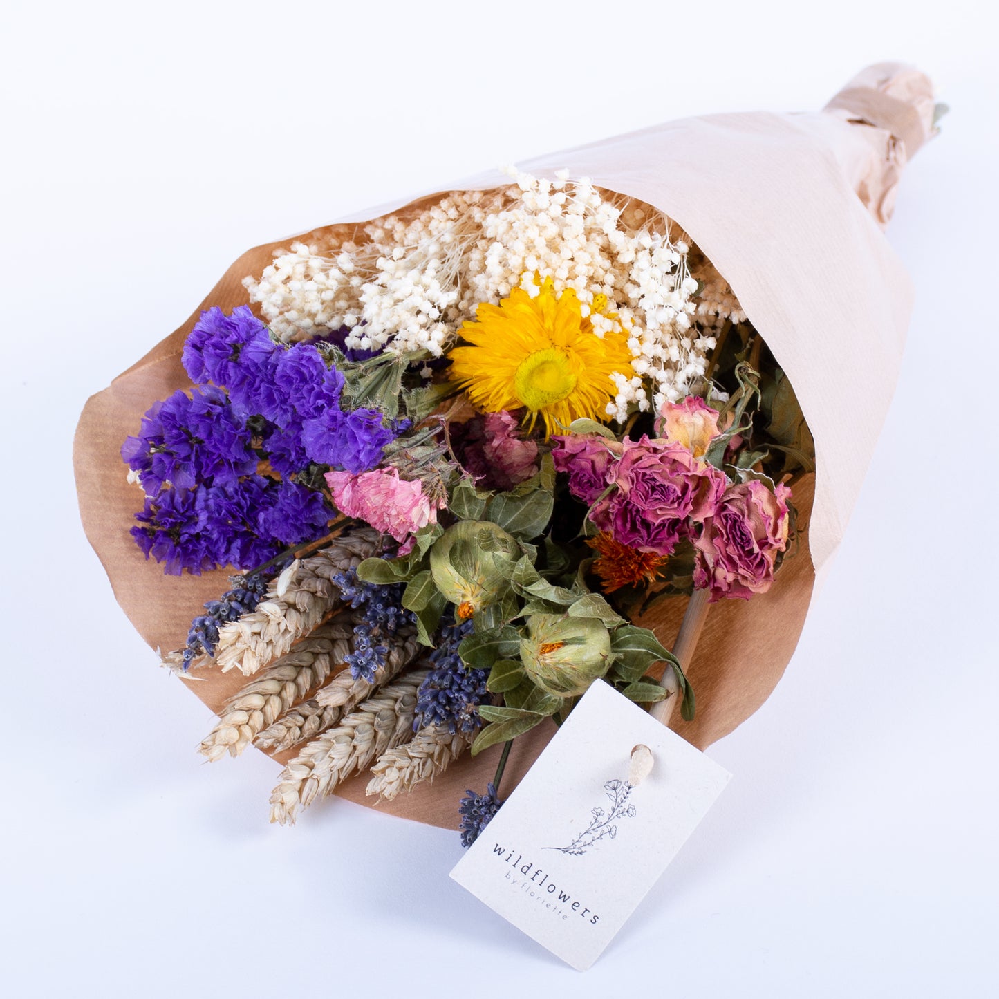 Small Dried Flower Bouquet, mixed - The Bristol Artisan Handmade Sustainable Gifts and Homewares.