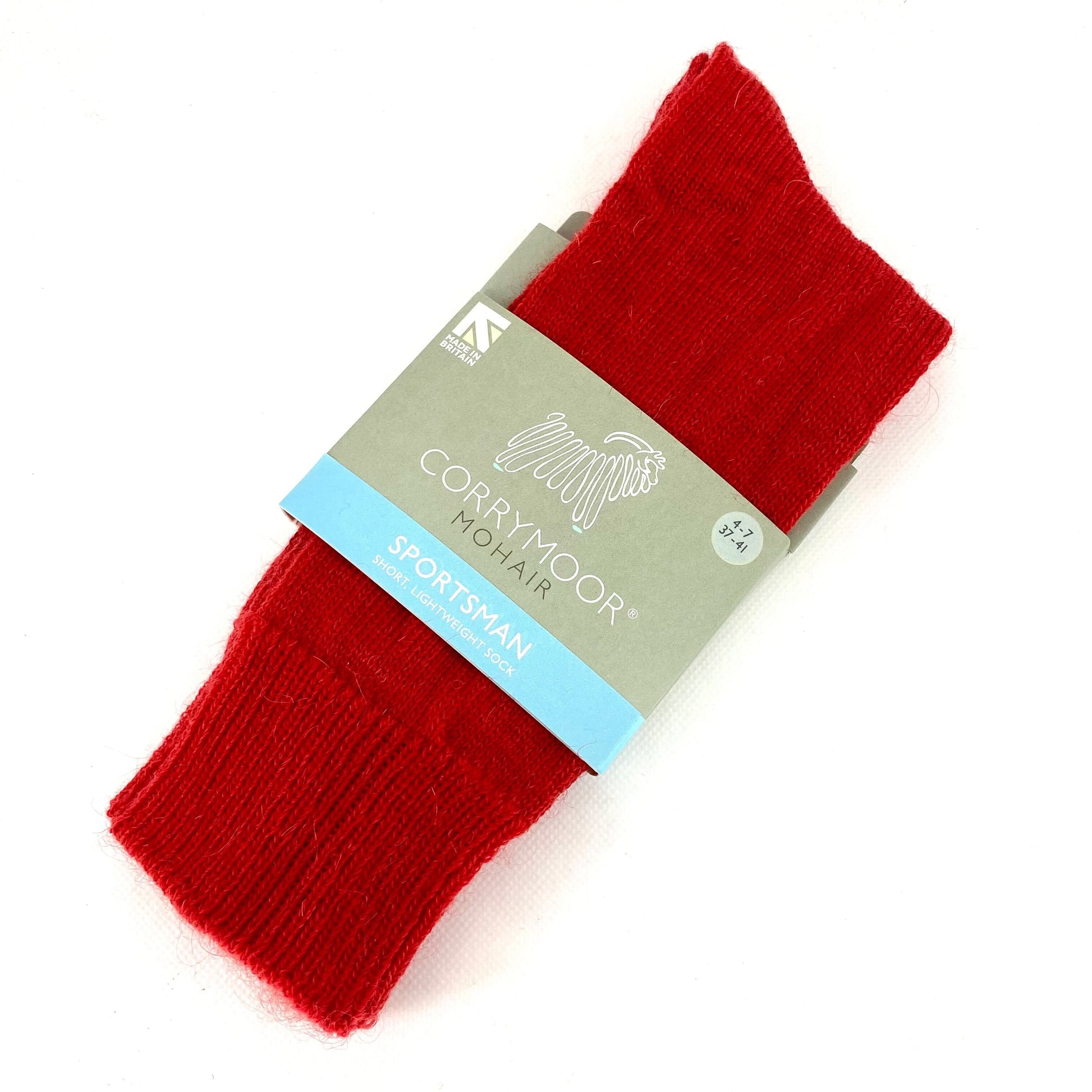 Red Mohair Socks - The Bristol Artisan Handmade Sustainable Gifts and Homewares.