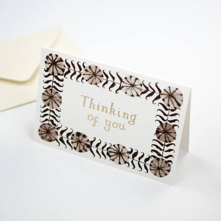 ‘Thinking of You’ Card - The Bristol Artisan Handmade Sustainable Gifts and Homewares.