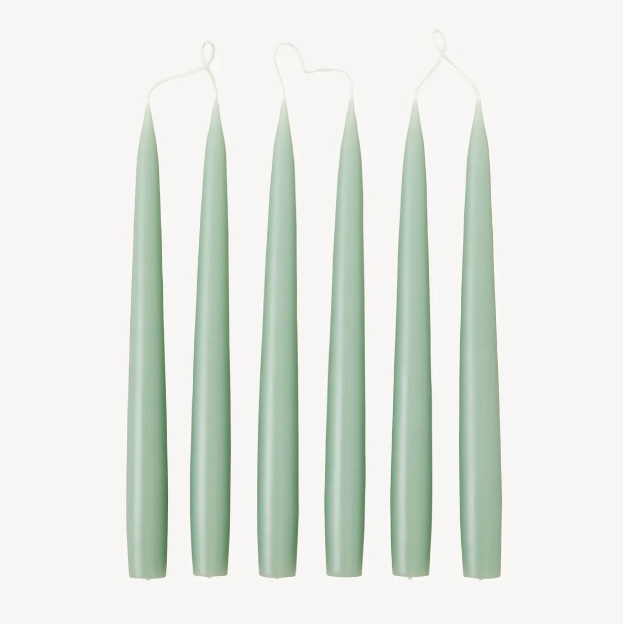 Sage taper candles - pair - The Bristol Artisan Handmade Sustainable Gifts and Homewares.