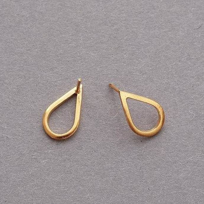 Small teardrop earrings - Gold - THE BRISTOL ARTISAN