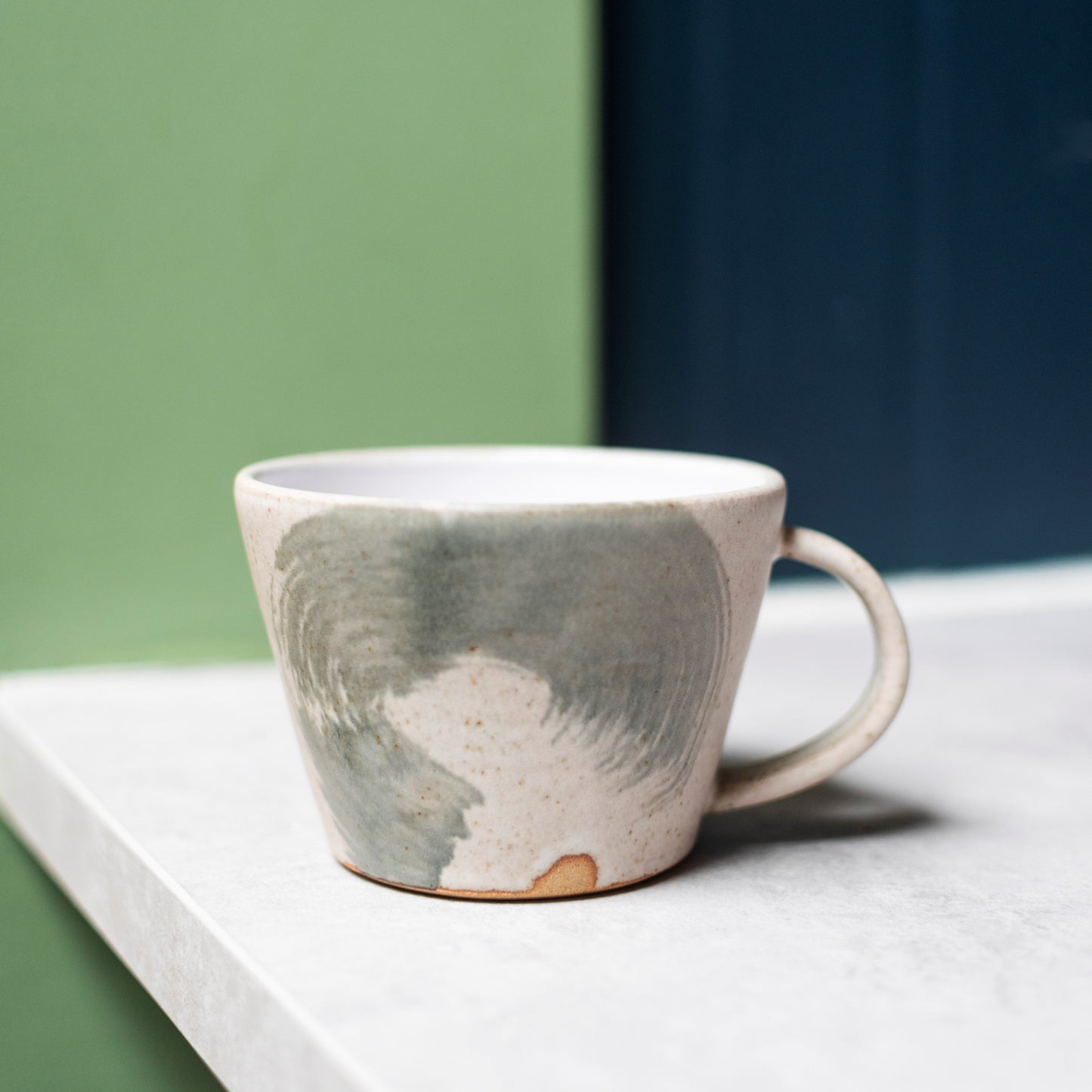 'Wave' buff clay mug - available early March - The Bristol Artisan Handmade Sustainable Gifts and Homewares.